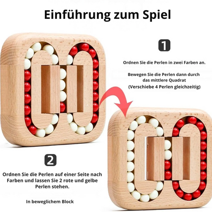 Drehbares Holzpuzzle-Spielzeug zur Konzentrationsförderung und Stressabbau