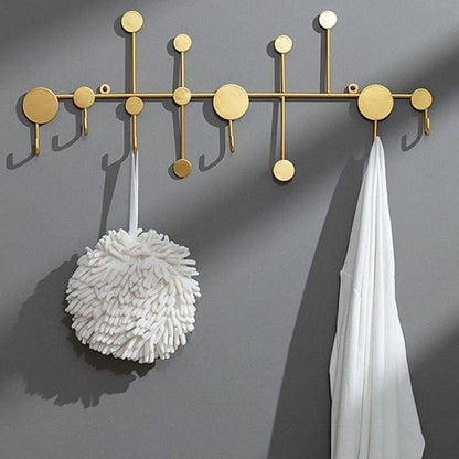Minimalistische moderne Wandhaken für stilvolle Heimorganisation