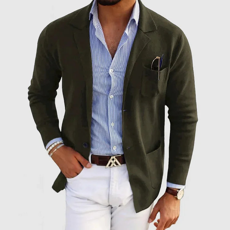 ChillChaser™ | Stilvoller Herrenblazer mit lässigen Knopftaschen und Reverskragen