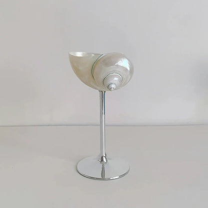 Elegantes, vom Ozean inspiriertes blaues Glasgeschirr für Cocktailpartys