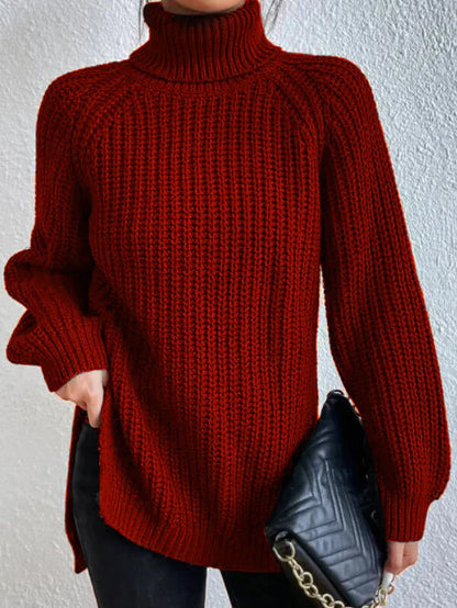 Cordula™ | Rollkragenpullover mit langen Ärmeln