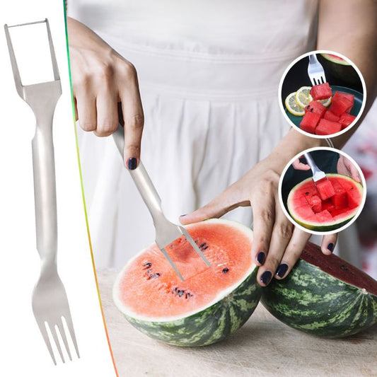 FruchtPro™ | 2-in-1-Obstschneider aus rostfreiem Stahl
