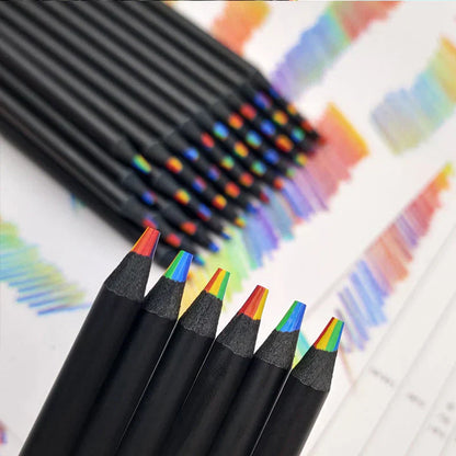 ColorWhirl™ – Regenbogen-Buntstift mit 7 Farben
