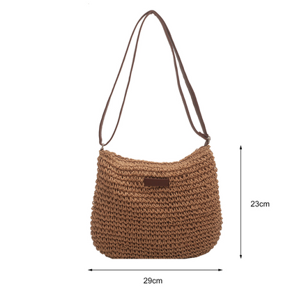 Laramie™ | Hobo-Tasche im Vintage-Look mit gehäkeltem Muster