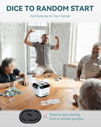 Klassisches Holztablett für Kartengeber