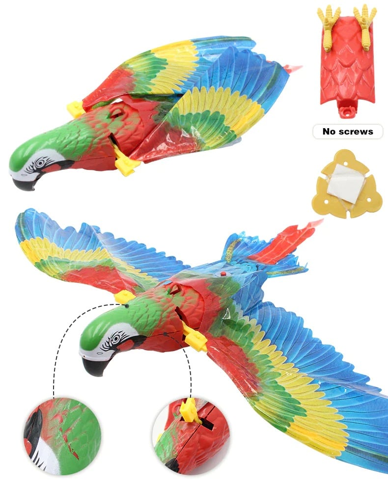 1+1 Gratis | KittyFrenzy™ - Automatisch bewegter Simulationsvogel [Letzter Tag Rabatt]
