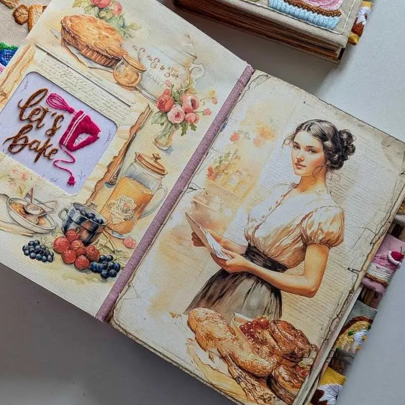 Culina™ - Besticktes spritzwassergeschütztes Rezeptbuch