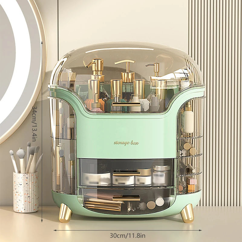 GlamEase™ Klarer Kosmetik-Organizer-Box