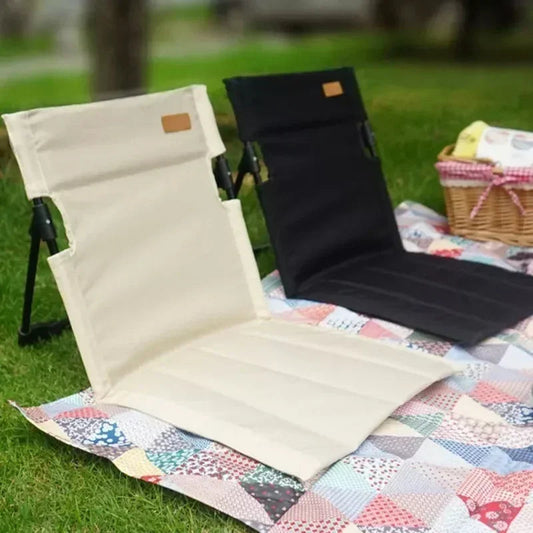 Ultraleichter gepolsterter Campingstuhl mit wetterfestem Aluminiumrahmen