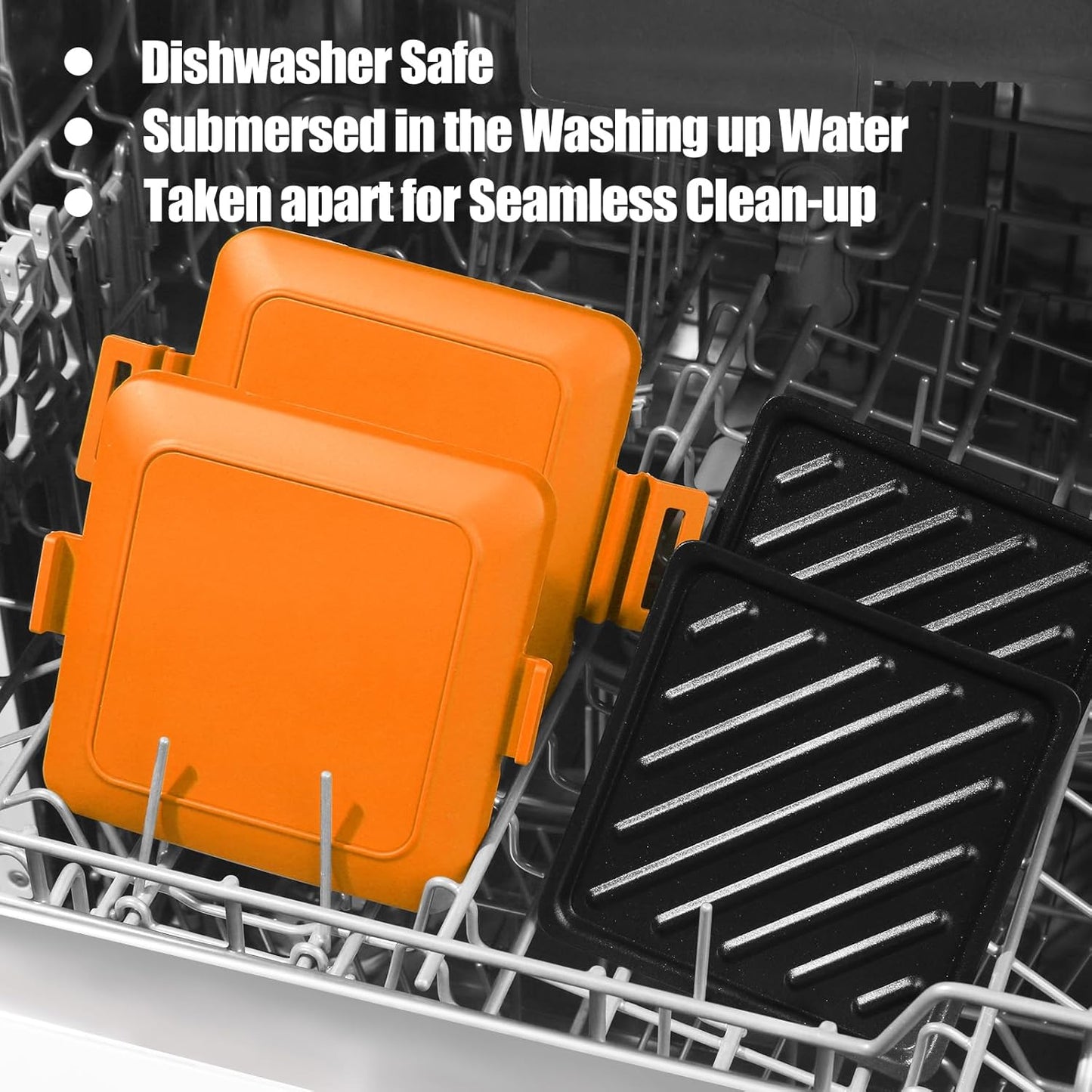 Kompakter Mikrowellen-Toastie-Sandwichmaker für schnelle Snacks