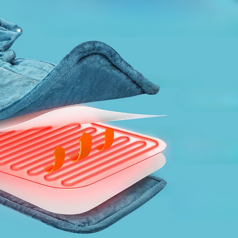 Beheizbare Nacken- und Schulterwickel für wohlig warme Entspannung