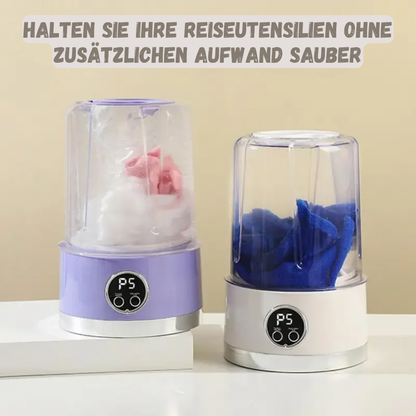 Kompakte tragbare Mini-Waschmaschine für Reisen und kleine Räume