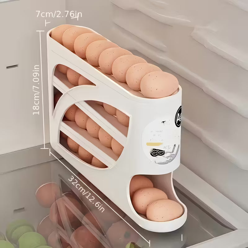 EggTower™ - Platzsparendes Eierregal für den Kühlschrank