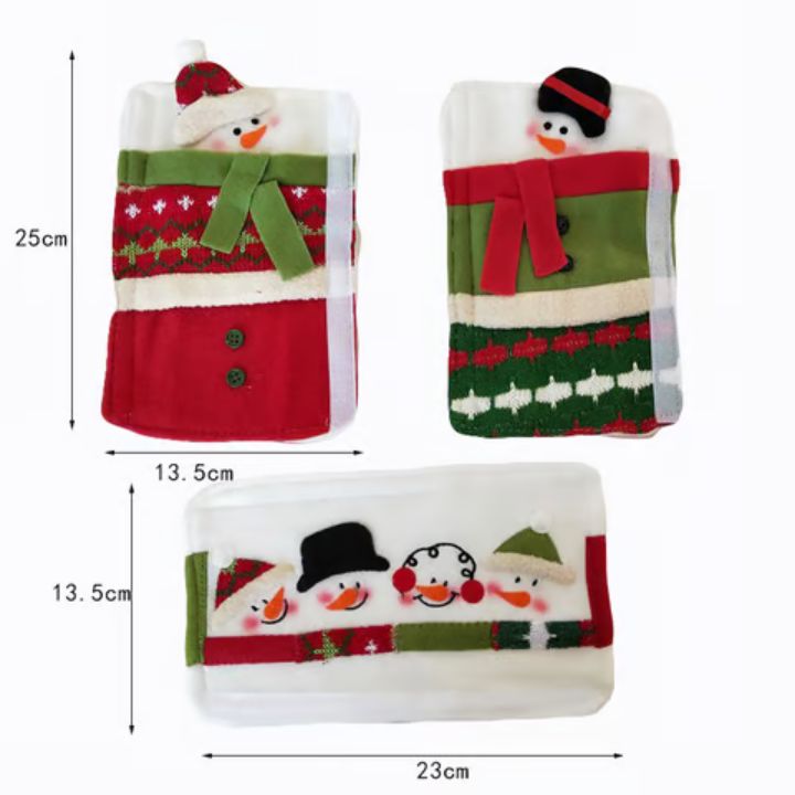 FrostyGrips™ - Weihnachtliche Schneemann-Türgriffabdeckungen