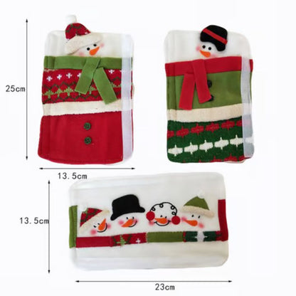 FrostyGrips™ - Weihnachtliche Schneemann-Türgriffabdeckungen