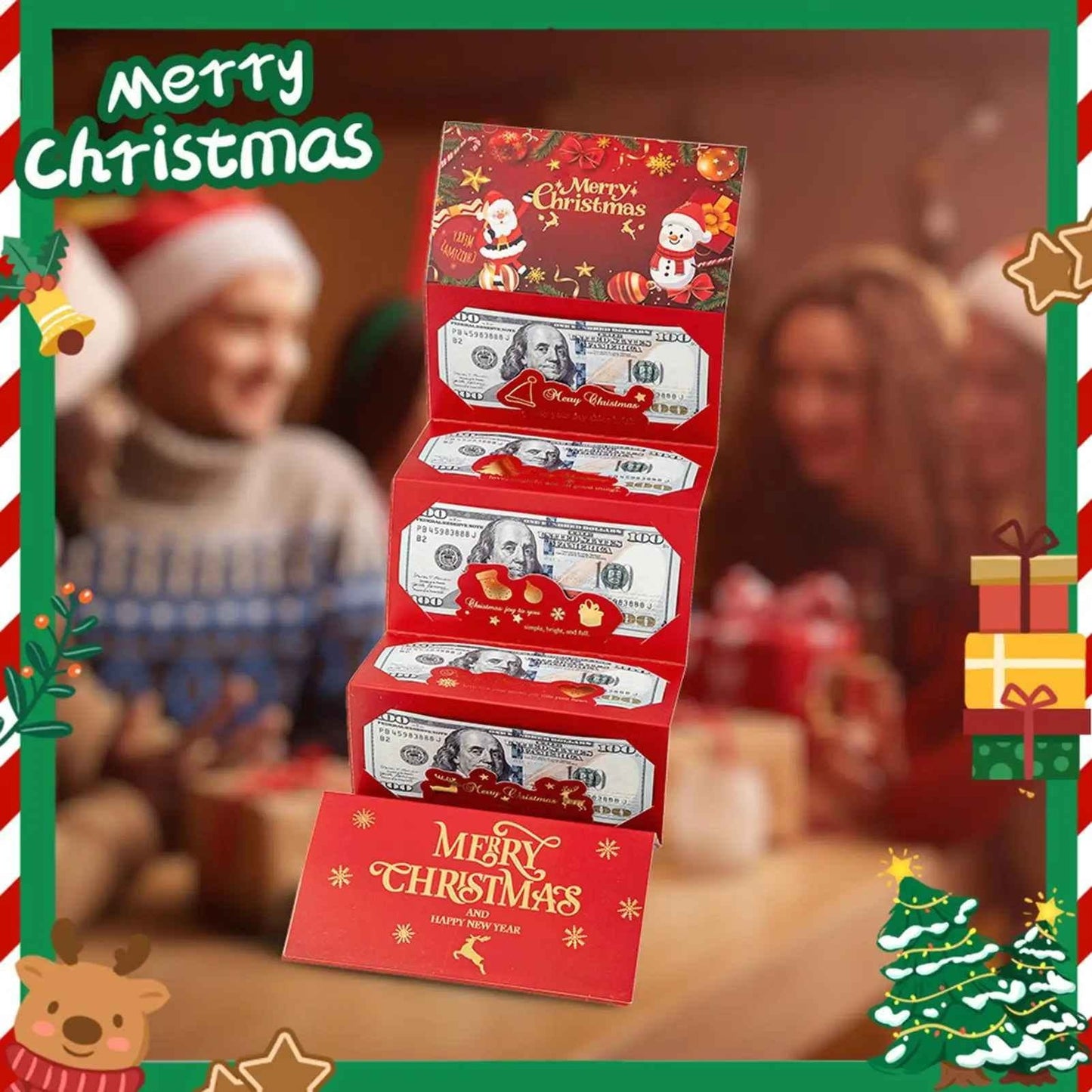 GiftJoy™ - Festliches Weihnachts-Geldumschläge Set