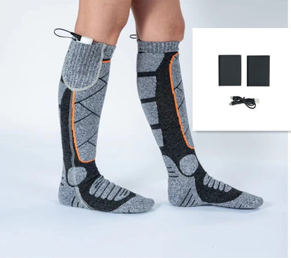 Nolan™ - Wiederaufladbare beheizbare Socken für ganztägige Wärme
