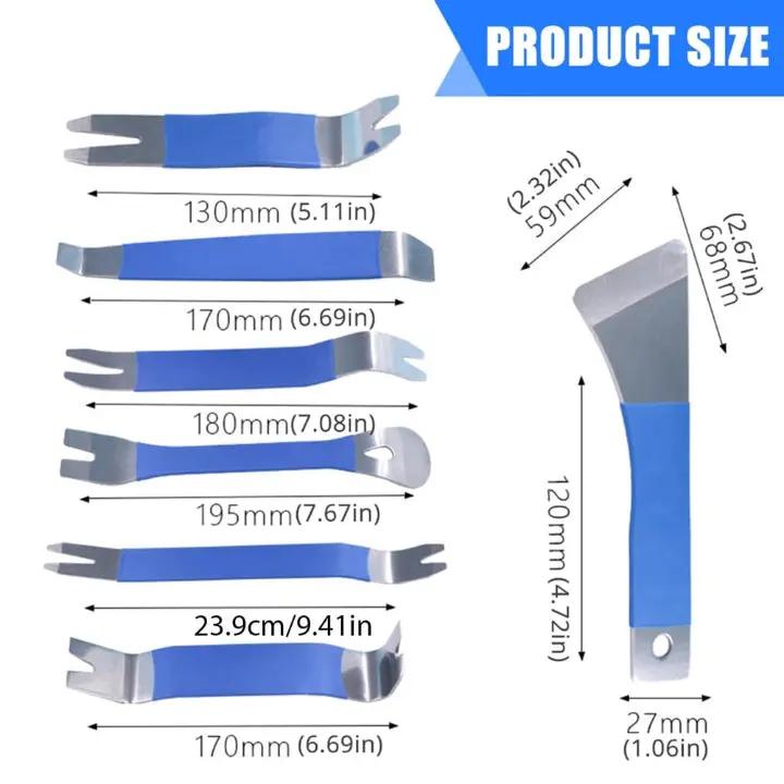 TrimForce™ - 7-teiliges Werkzeugset zum Entfernen von Fahrzeug-Innenverkleidungen