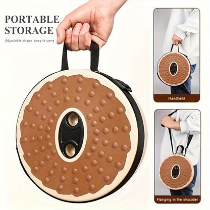 FoldAway™ - 12-fach verstellbarer Klapphocker mit gepolsterter Sitzfläche