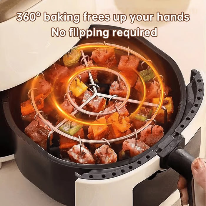 Vertikaler Grillrost für Heißluftfritteusen - Barbecue Kebab