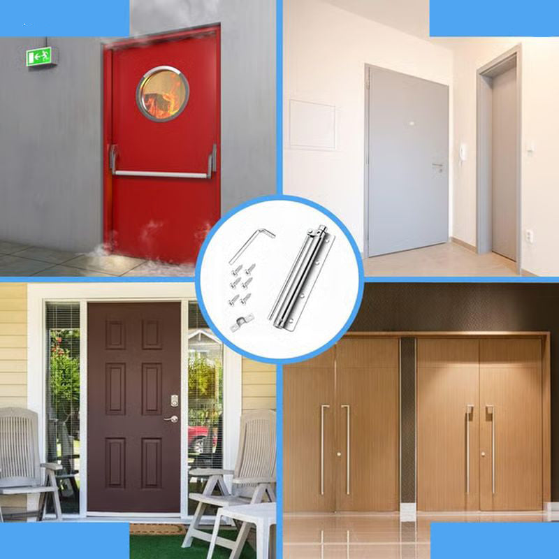 SecureEase™ - Verstellbarer automatischer Türschließer für sanftes Schließen