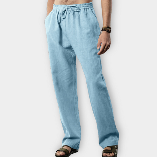 JoelEase™ – Airy linen summer trousers