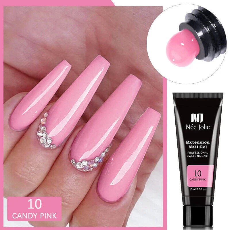 DIY Professionelles Polygel Nagelset für Salon-Qualitäts Maniküren