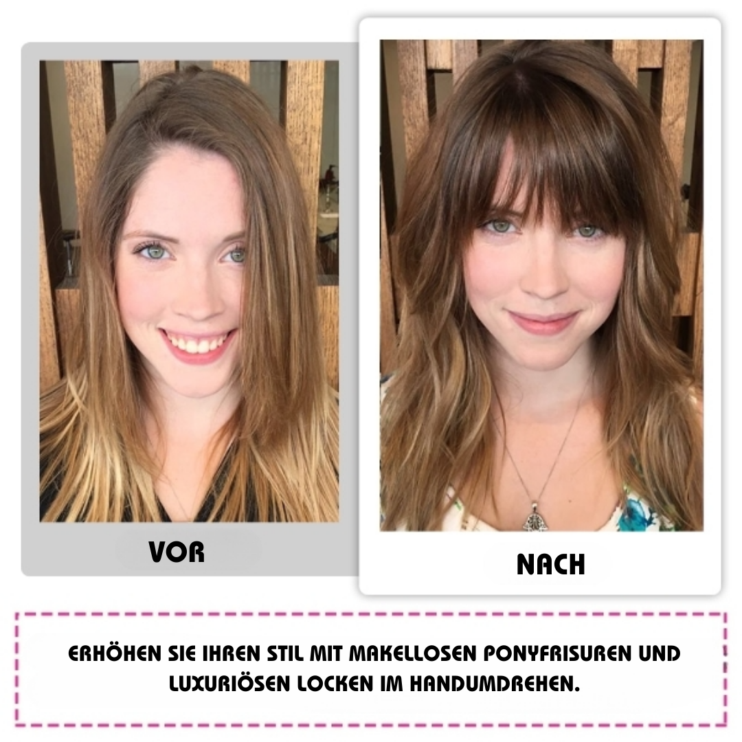 Natürliche Clip-In-Haarverlängerungen für voluminöse Locken