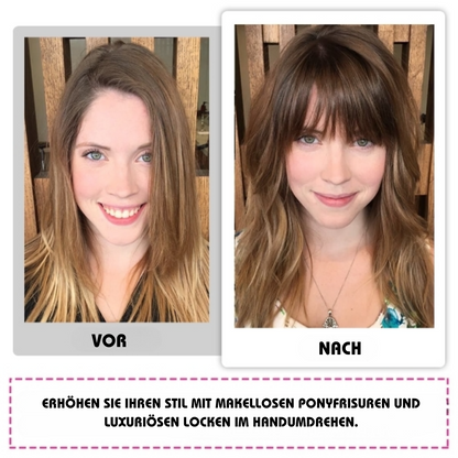 Natürliche Clip-In-Haarverlängerungen für voluminöse Locken