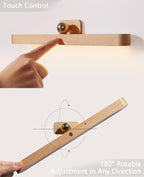 Magnetische Holzlampe, dimmbar und kabellos