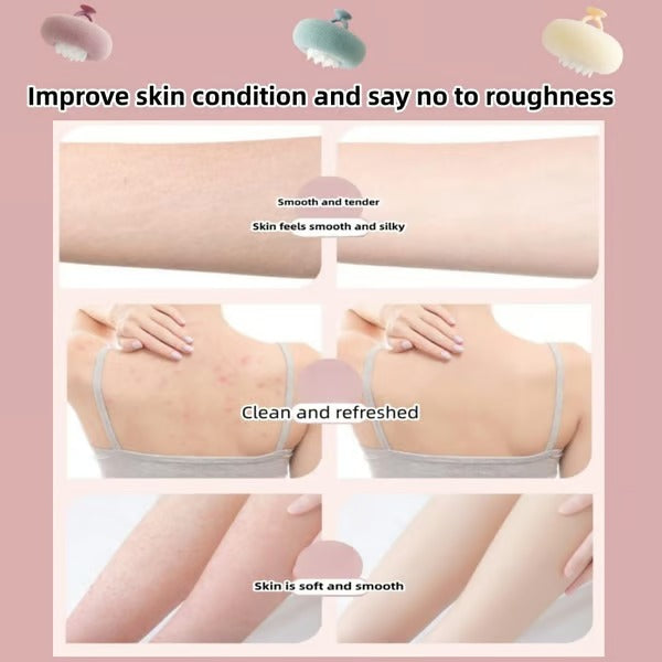 Weicher Sonnenblumen-Saug-Badeball für sanfte Reinigung