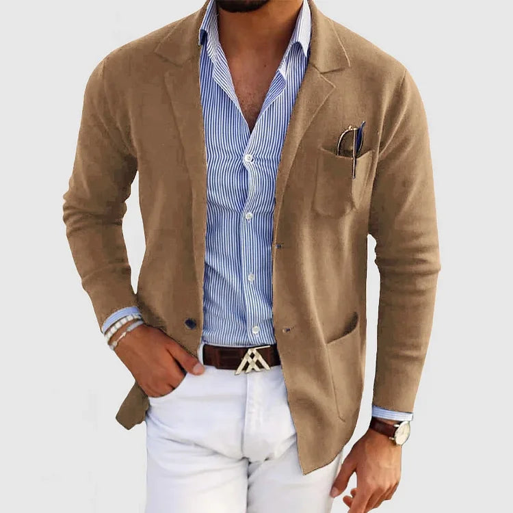 ChillChaser™ | Stilvoller Herrenblazer mit lässigen Knopftaschen und Reverskragen