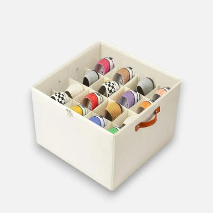 Organize Elegantly™ - Geteilte Aufbewahrungsbox für Schals & Accessoires