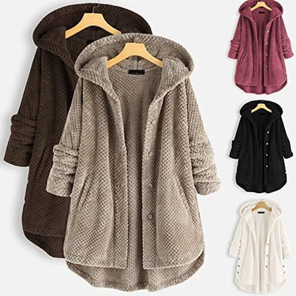 Veronika™ | Winter Reversible Fleece-Kapuzenjacke