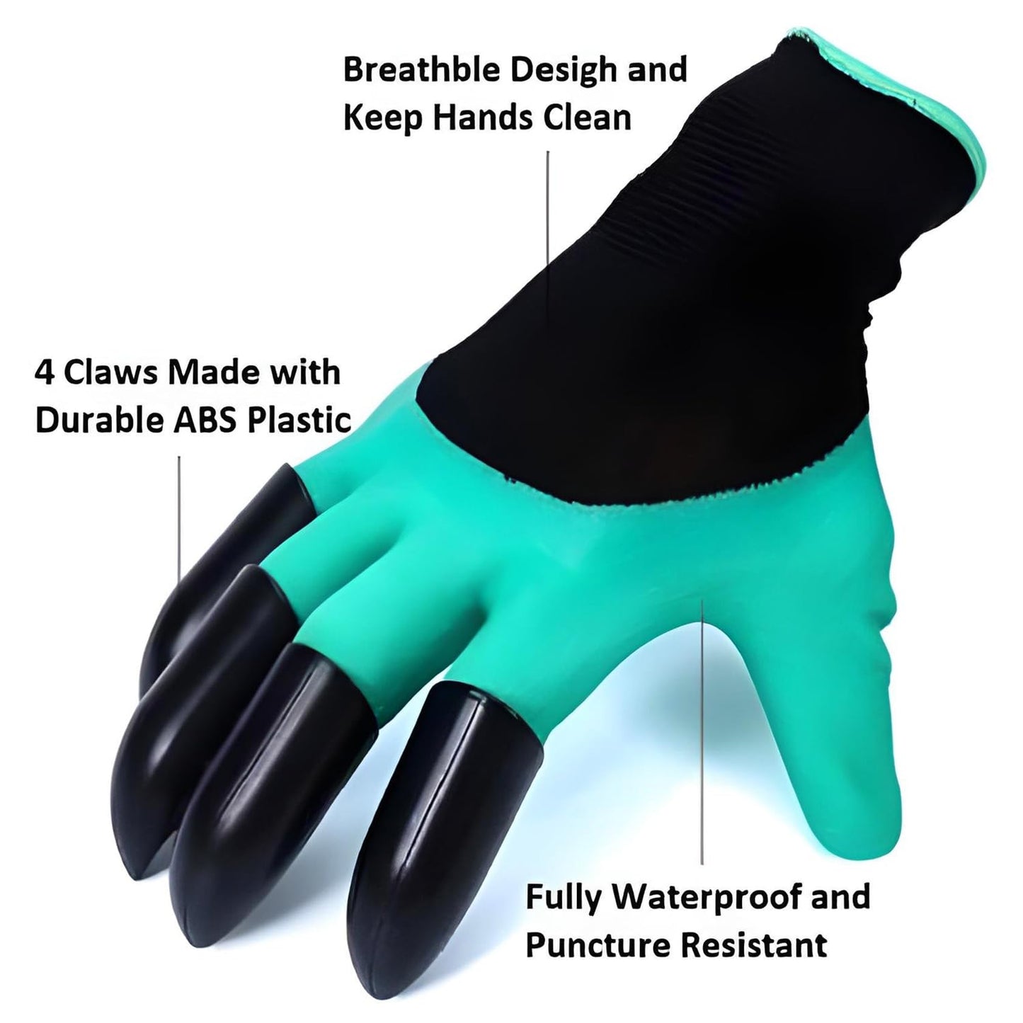 DigMaster™ – Robuste Gartenhandschuhe mit integrierten Krallen
