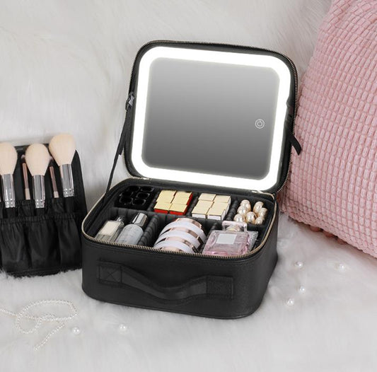 GlamJourney™ Stilvolle Reise-Make-up-Tasche