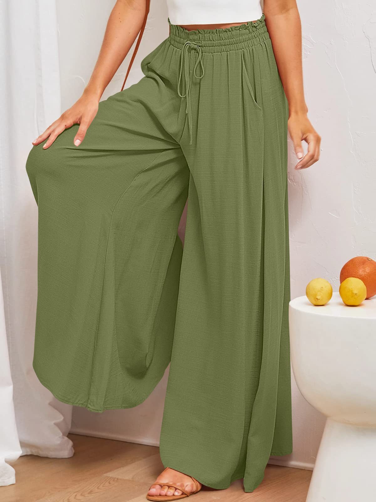 Wide Style™ | Damen Freizeithosen mit weitem Bein