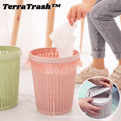 TerraTrash™ - Umweltfreundlicher Mülleimer mit integriertem Beutelhalter