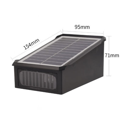 LumaGlow™ - Elegante Solar-Wandleuchte mit 4-seitigem Farbglühen