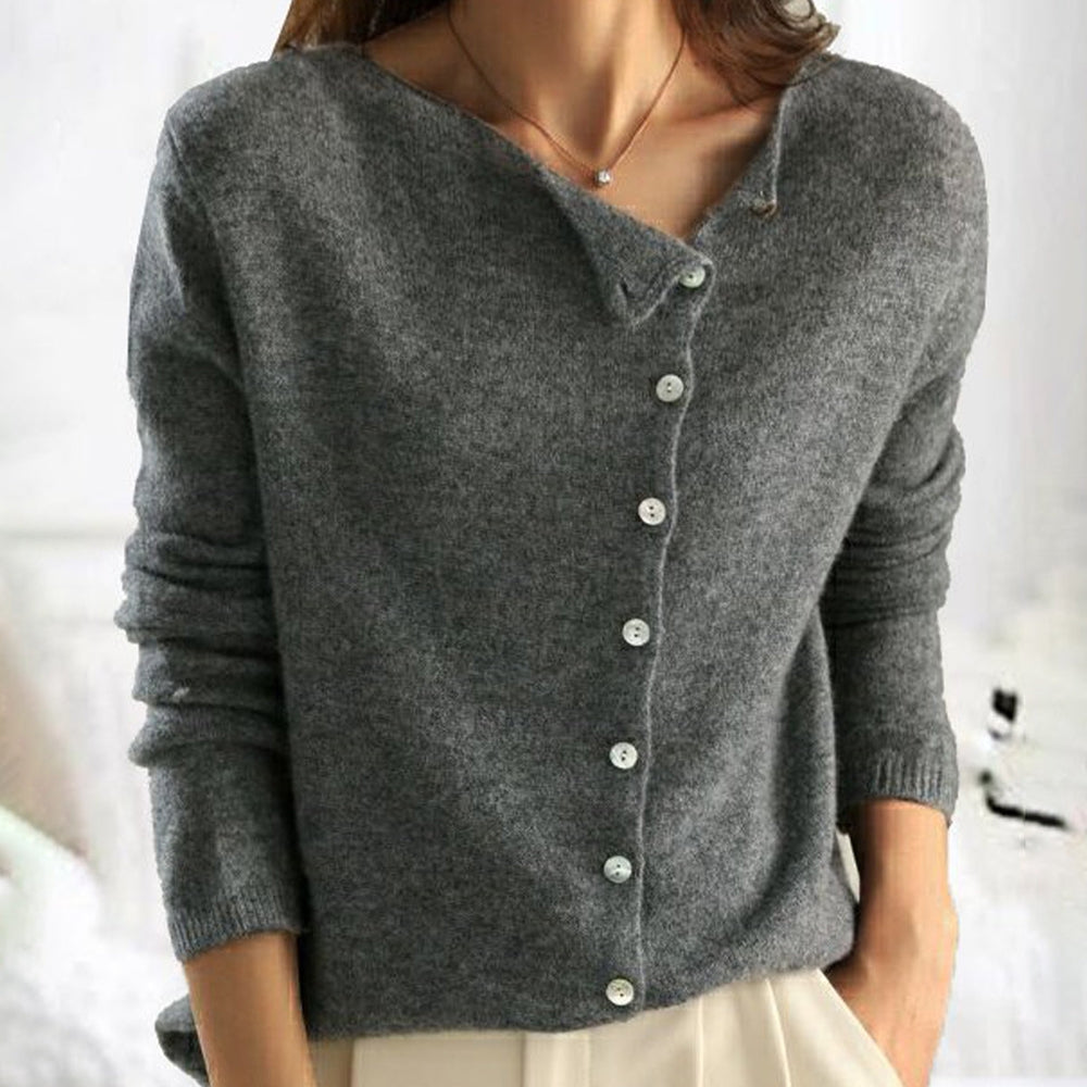 Couture™ Schicker Pullover mit modischem Knopfverschluss