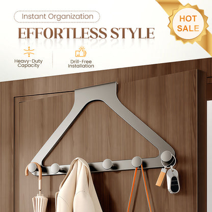 HangEase™ - Über-Tür 6-Haken Organizer-Rack