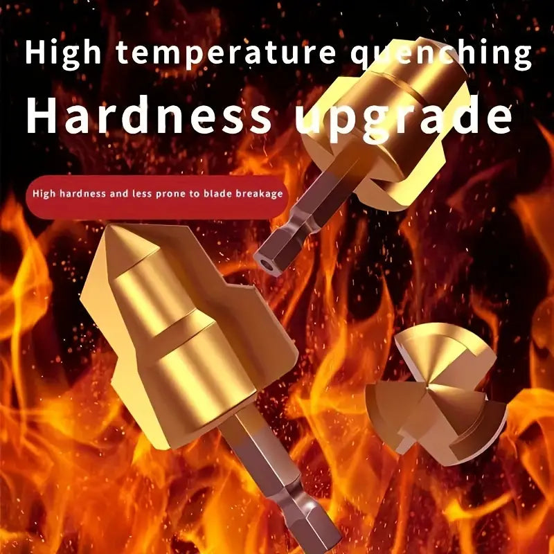 50% Korting | MaxHole™ - Rohranschluss-Entgrater Bohrer Set [3 Stahlstücke]