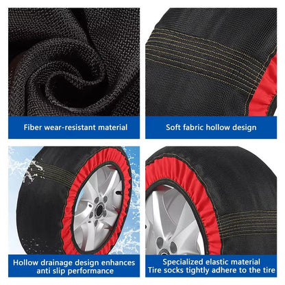 Rutschfeste Schneesocken für Autoreifen