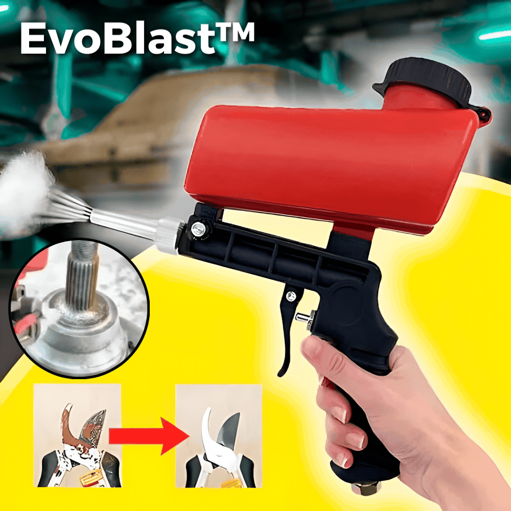 50% RABATT | EvoBlast™ - Mehrzweck-Sandstrahlpistole für Rost- und Oberflächenreinigung [Lezter Tag Rabatt]