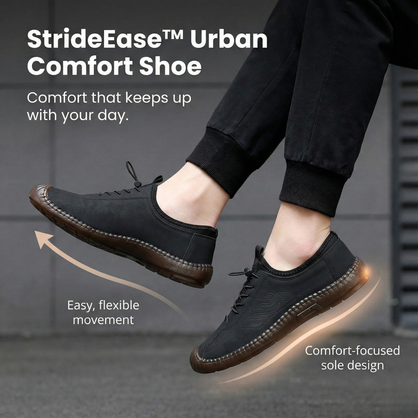 StrideEase™ - Orthopädische Wanderschuhe für Komfort und Stabilität