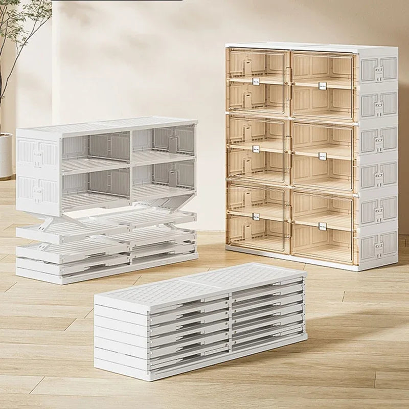 Platzsparender Schuhorganizer stapelbares Regal