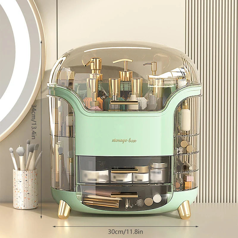 GlamEase™ Klarer Kosmetik-Organizer-Box