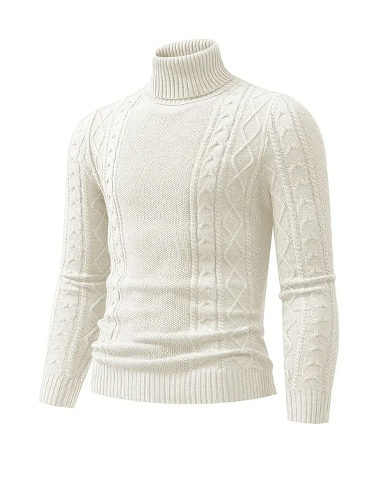 ClassicTurtl™ | Men's solid-colored turtleneck sweater