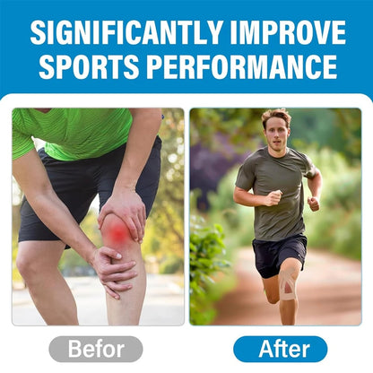 FlexiKnee™ - Vorgefertigte Kinesiologie-Streifen zur Schmerzlinderung und Bewegungsförderung