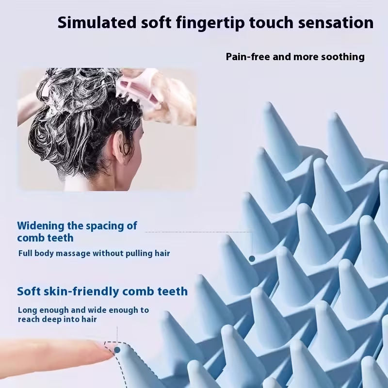 ScalpEase™ - Silikon-Kopfmassagegerät für Erfrischung und Entspannung